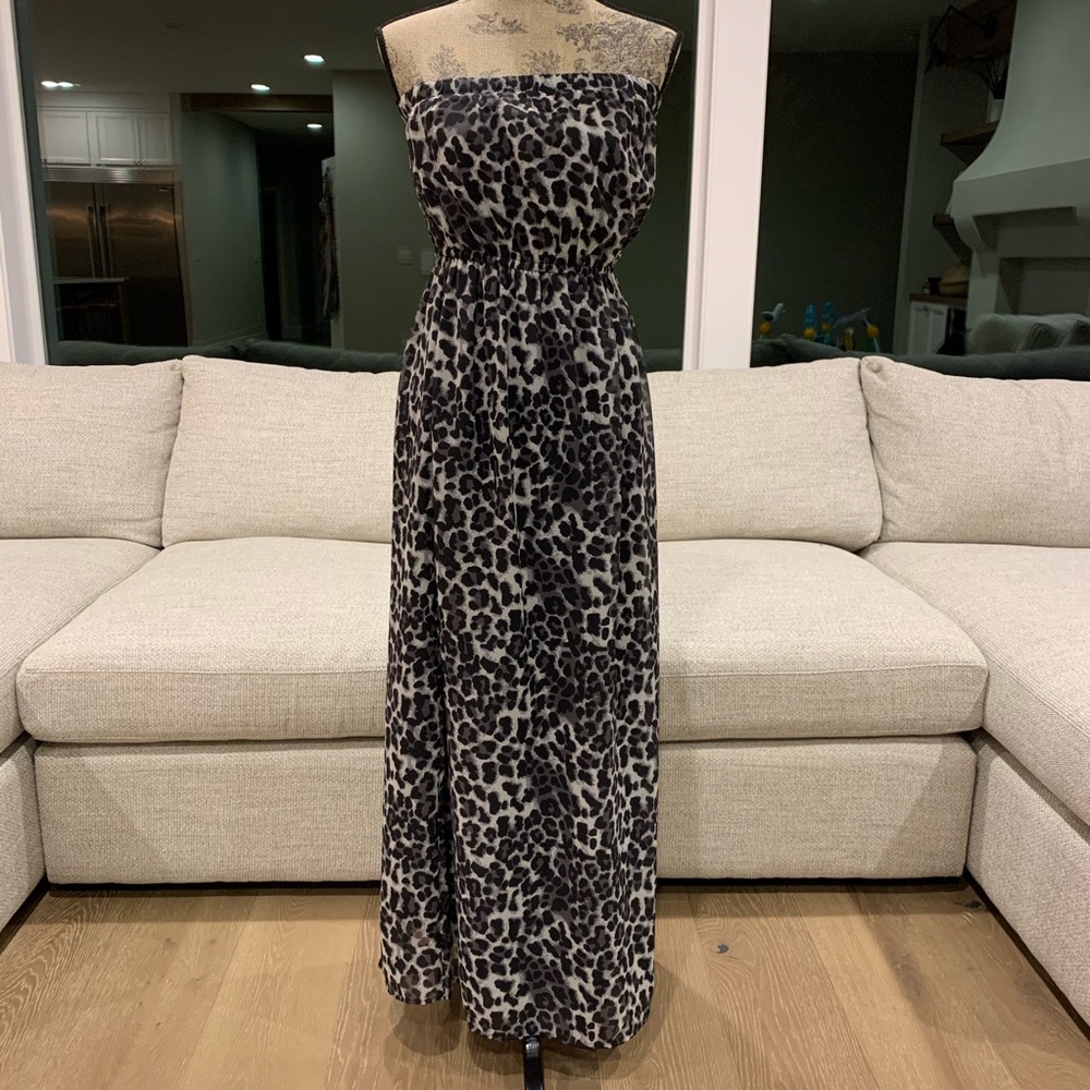 Animal print dress